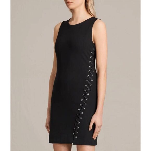 AllSaints Amara Laced Dress - Picture 5 of 12